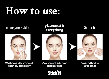 Stick'it - nasal strips (TRANSPARENT)